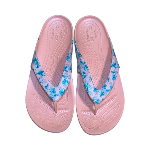 Crocs Women's Kadee II Seasonal Flip Flops, 11 - Picture 1 of 4